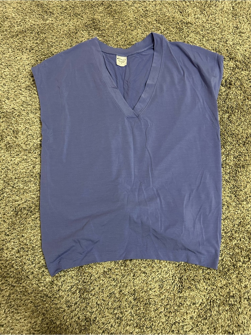 Athleta Explore Tee Dark Adonis Size Medium